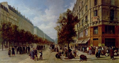 Siège de Paris. Faire la queue à la porte d